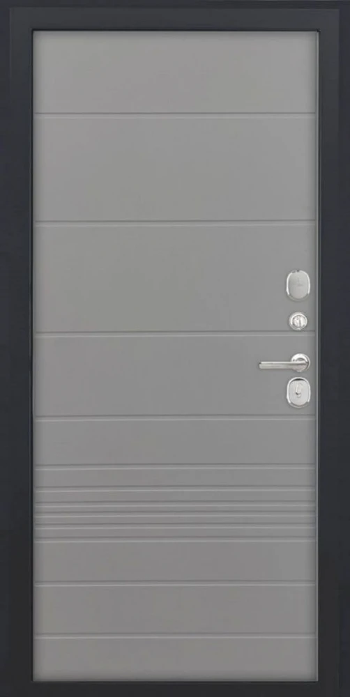 Входная дверь ДвериПРО Модель Л-48 ФЛ-700 (10мм, Ясень грей) DPRO222188 внутренняя сторона